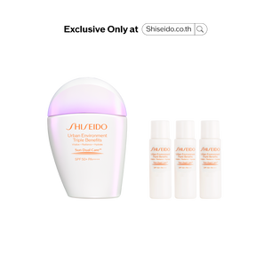 SHISEIDO URBAN ENVIRONMENT TRIPLE BRAUTY SUNCARE EMULSION SET, 