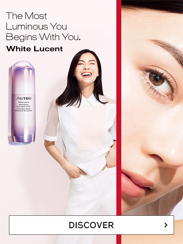 The Most Luminous You Begins With You. White Lucent DISCOVER